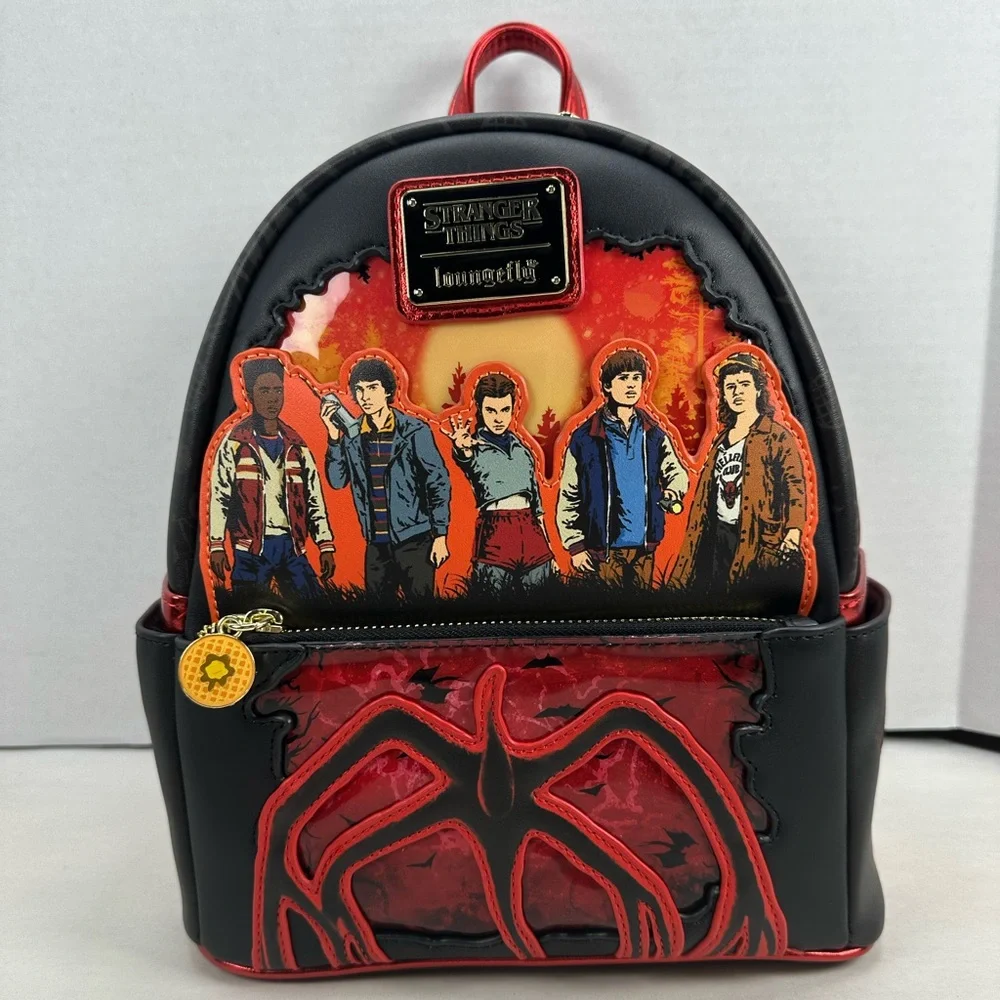Loungefly Stranger Things Group Portrait Light-Up Mini Backpack - Exclusive